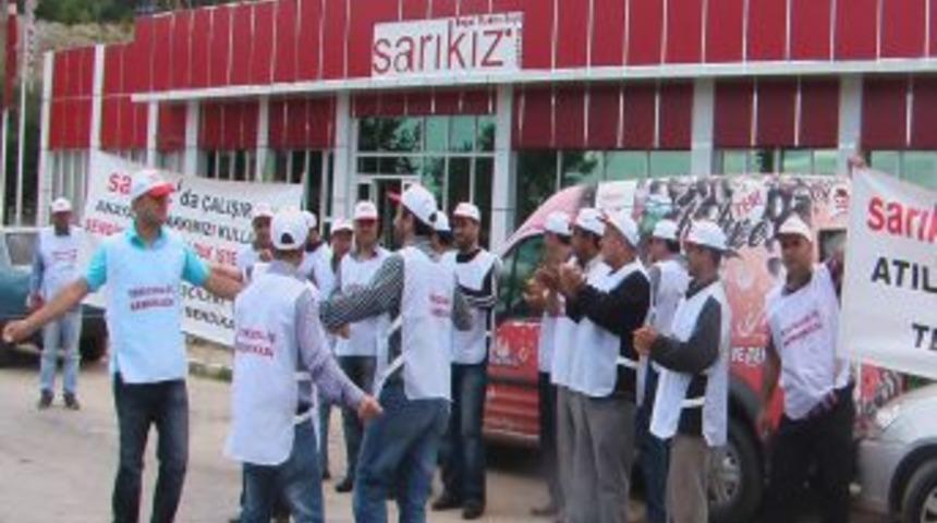 İşten &Ccedil;ıkarılan İş&ccedil;iler Eylem Yaptı