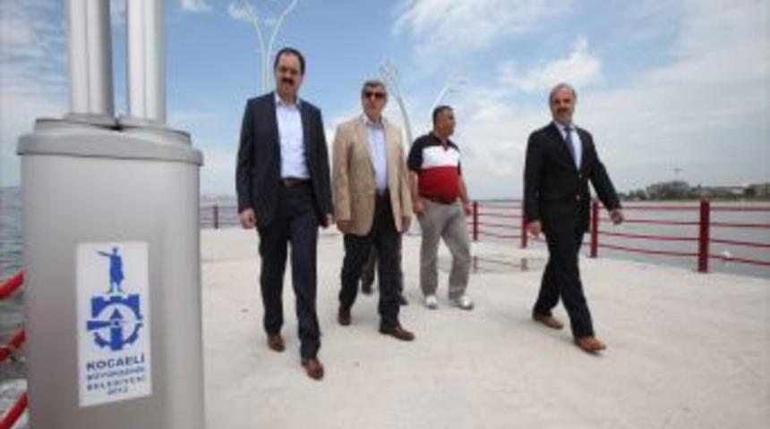 Başiskele Sahili'ne Mavi Bayrak