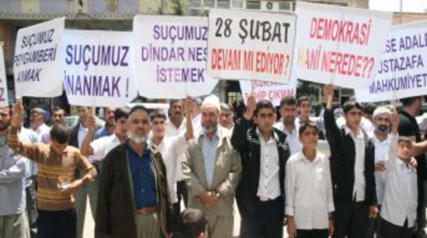Silvan'da Mustazaf-Der'in Kapanmasına Tepki
