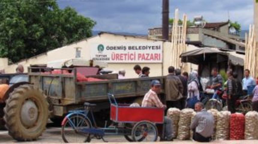 &Uuml;retici Pazarı Her Cuma, Perşembe Pazarı Yanında