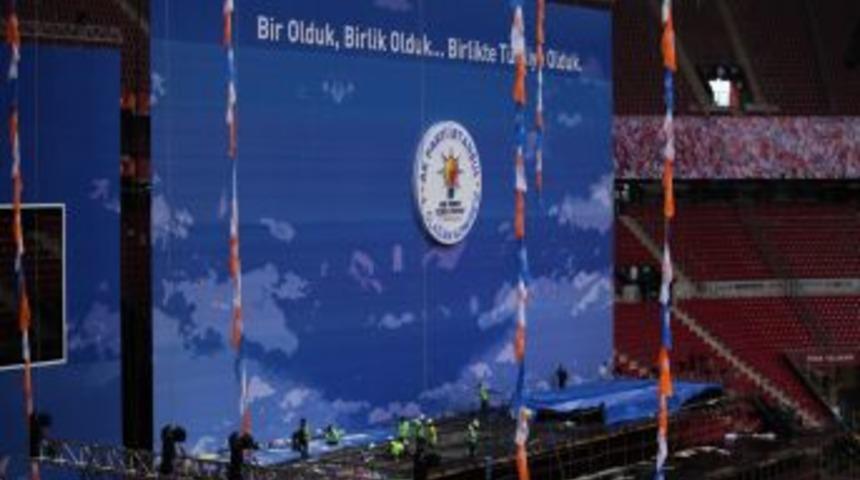 TT Arena, AK Parti İstanbul 4. Olağan Kongresi I&ccedil;in Hazırlanıyor