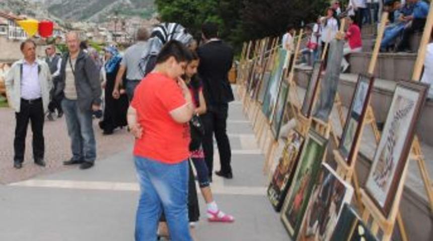 Sinoplu &Ouml;ğrencilerden Amasya'da Resim Sergisi