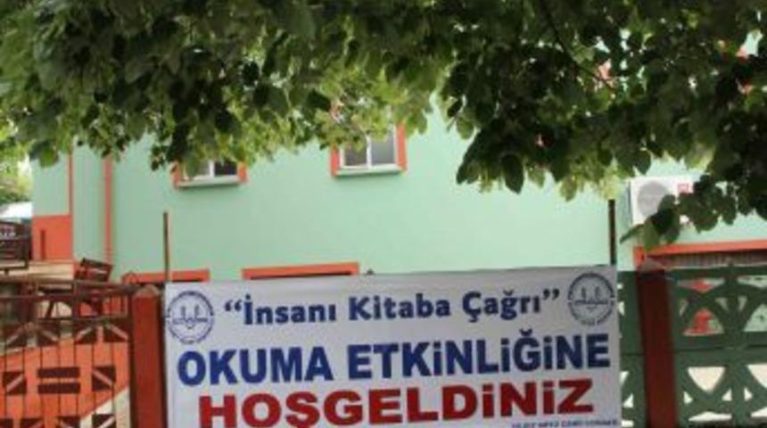 Bartınlılar Camide Kitap Okumaya Koştu