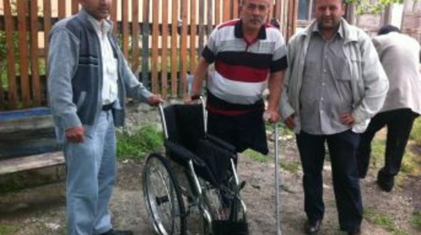 Ara&ccedil;'ta Mavi Kapakla Tekerlekli Sandalye Sahibi Oldu