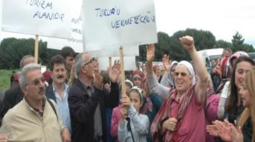 Trabzon'da Katı Atık Bertaraf Tesislerine Karşı Eylem