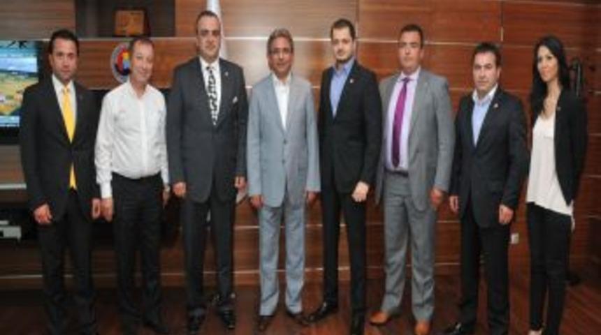 Antiad Y&ouml;netim Kurulu Atso Başkanı Budak'ı Ziyaret Etti