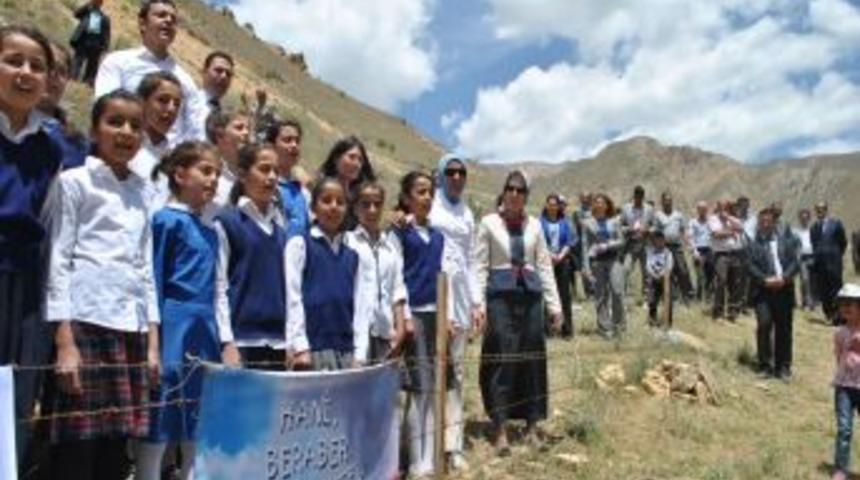 Hakkari&rsquo;de &Ouml;ğrenciler Fidan Dikti