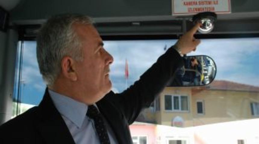 Yolcu Minib&uuml;slerine G&uuml;venlik Kamerası