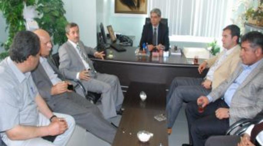 Başkan Tahmazoğlu Chp İl Başkanı G&ouml;kdağ'ı Ziyaret Etti