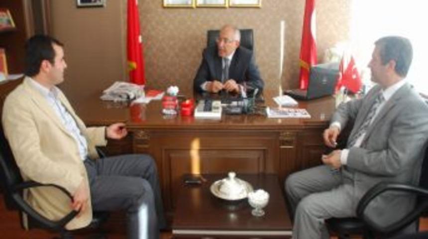 Başkan Tahmazoğlu Mhp İl Başkanı Yıldırım'ı Ziyaret Etti