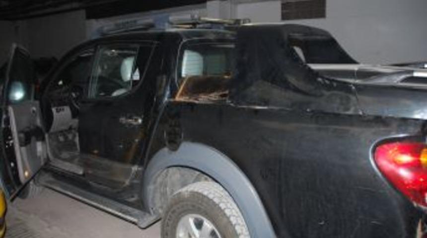 Ara&ccedil;taki Yangın T&uuml;p&uuml;nden Eroin &Ccedil;ıktı