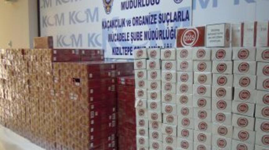 Kızıltepe'de 9 Bin 900 Paket Ka&ccedil;ak Sigara Ele Ge&ccedil;irildi