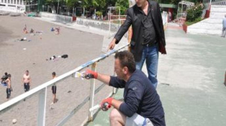 Kapuz Plajı Yeni Sezona Hazırlanıyor