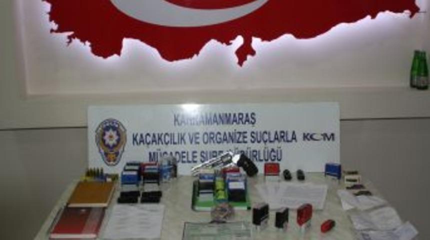 Kahramanmaraş'ta Su&ccedil; &Ouml;rg&uuml;t&uuml; Operasyonu