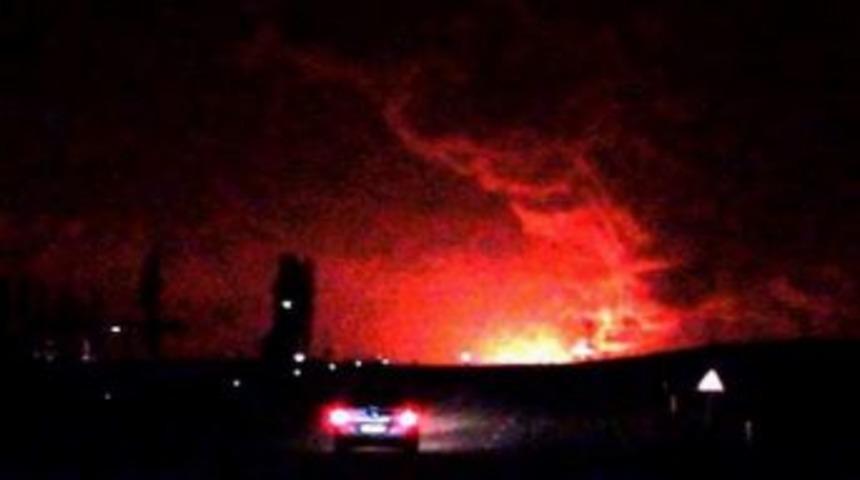 Sarıkamış'ta Doğalgaz Boru Hattı'nda Patlama