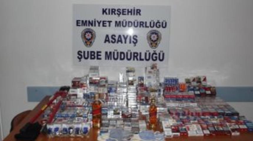 Kırşehir'de Sigara Ve Alkol &Ccedil;alan 4 Kişi Tutuklandı
