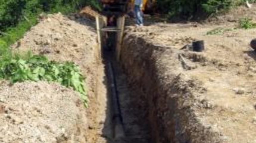 Kaynaşlı'da Kanalizasyon &Ccedil;alışmaları Başladı