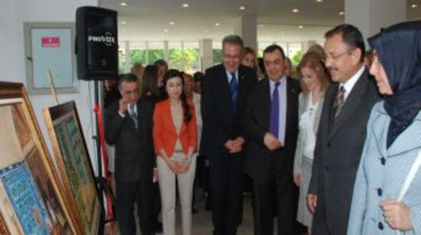 Özhaseki, Resim Bölümü Öğrencilerinin Karma Resim Sergisini Açtı