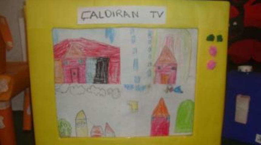 &Ccedil;aldıran Ana Sınıfı &Ouml;ğrencilerinden D&ouml;n&uuml;ş&uuml;m Sergisi