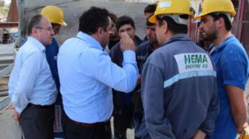 Tutkun, Amasra'da Hema İş&ccedil;isini Bilgilendirdi