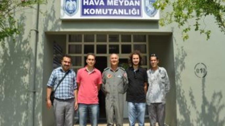 Gazetecilerden Albay Kanbur'a Ziyaret