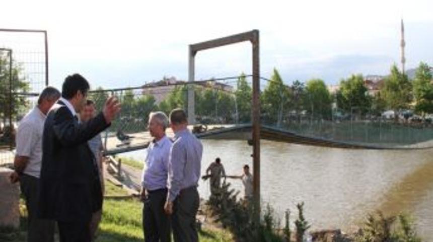 Osmancık'ta Asma K&ouml;pr&uuml; Yeniden Kullanıma A&ccedil;ıldı