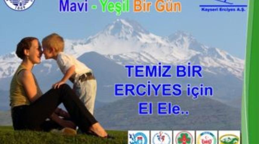 Erciyes'te Hem Spor Hem Temizlik Yapılacak