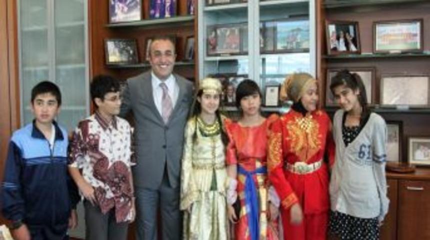 Olimpiyat Çocuklarıyla Galatasaray'ı Konuştu