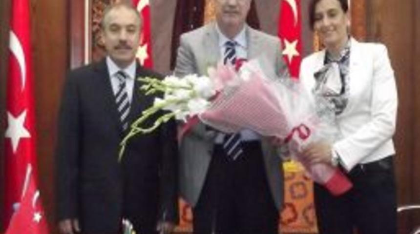 Mhp'nin Yeni Y&ouml;netiminden Vali Al'a Ziyaret