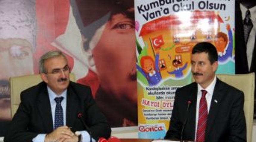 Kumbara Doldu, Van'a Okul Oldu