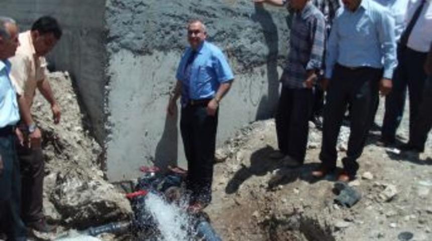 Orta&ouml;ren K&ouml;y&uuml;n&uuml;n Tarım Arazileri Suya Kavuştu