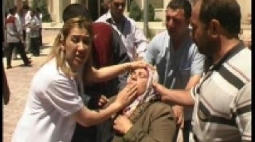 Bakan'ı beklerken bayıldı