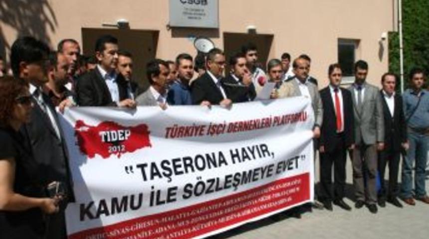 Taşeron Iş&ccedil;iler, Iş Garantisi Istedi