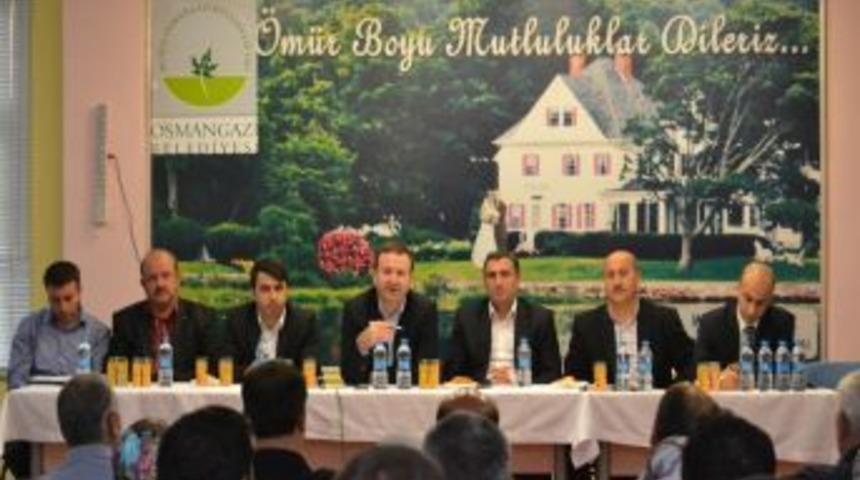 Ak Parti Osmangazi İl&ccedil;e Y&ouml;netimi Teşkilatla Kenetlendi