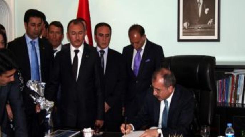 Bakan Din&ccedil;er İktisadi Ve İdari Bilimler Fak&uuml;ltesinin Temel Atma T&ouml;renine Katıldı
