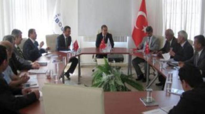 Bucak&rsquo;ta Organize Sanayi B&ouml;lgesi Komisyonu, Islah Toplantısı Yaptı