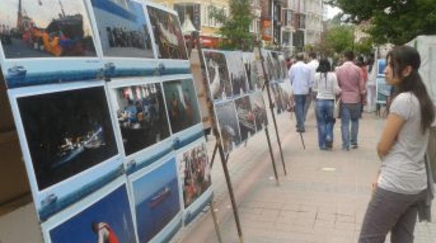 K&uuml;tahya'da '&ouml;zg&uuml;r Mavi Marmara' Resim Sergisi