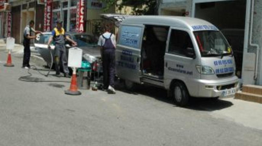Gen&ccedil; Girişimciden Mobil Sistem İle Yerinde Susuz Oto Yıkama Hizmeti