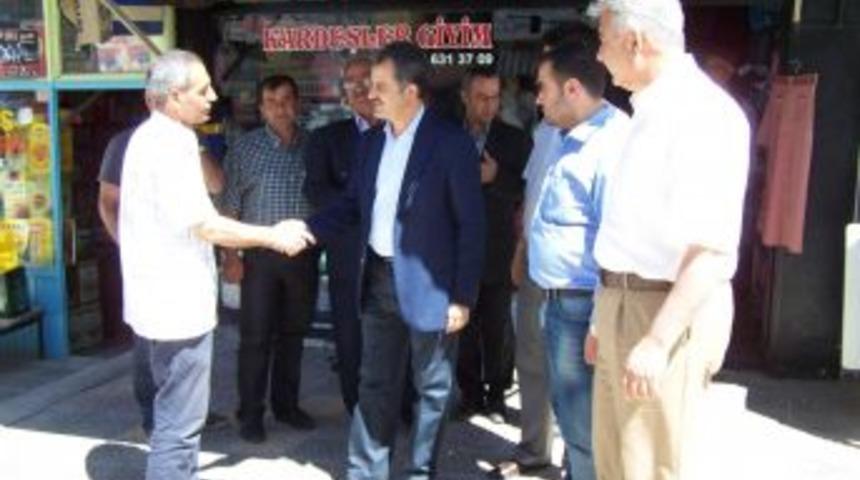 Ak Parti Milletvekili Erdoğan, Esnafın Sorunlarını Dinledi