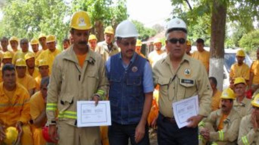 Ormacılara Sezon &Ouml;ncesi Yangın Eğitimi