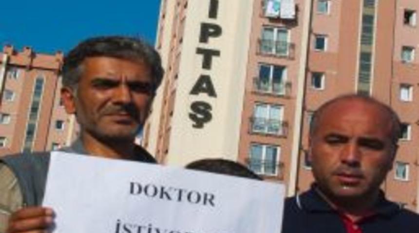 Hadımk&ouml;y TOKİ Ve KİPTAŞ&rsquo;ta Oturanlar &lsquo;sağlık&rsquo; I&ccedil;in Eylem Yaptı