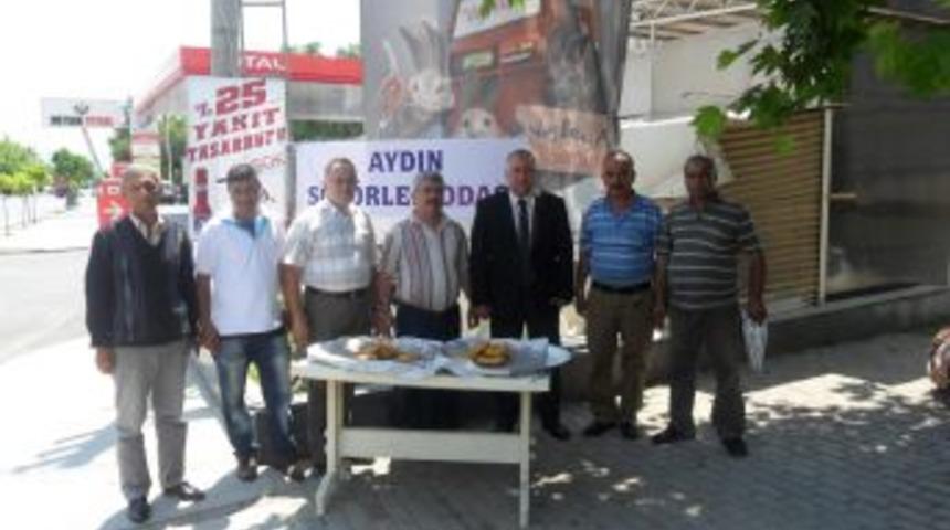 Direksiyon Başındakilerin Selameti İ&ccedil;in Aydın Şof&ouml;rler Odası Lokma D&ouml;kt&uuml;rd&uuml;