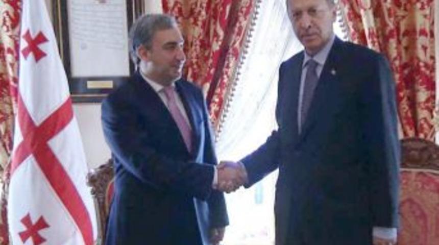 Başbakan Erdoğan, G&uuml;ristan Başbakanı Gilauri Ile G&ouml;r&uuml;şt&uuml;