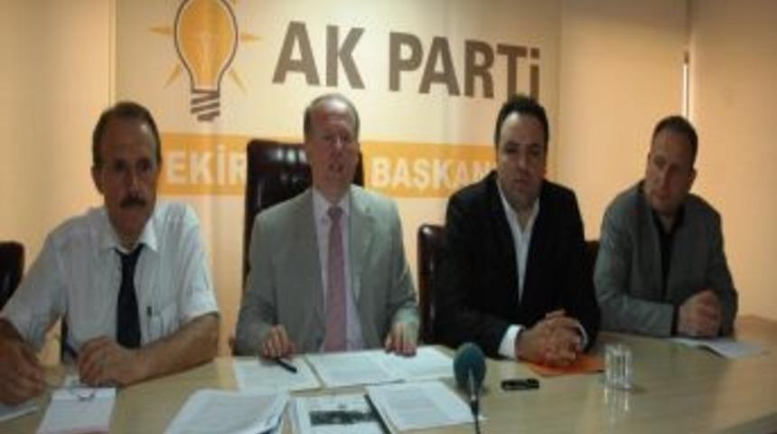 Ak Partili &Ccedil;elikayar, "i&ccedil;kiye Değil Hukuksuzluğa Karşıyız."