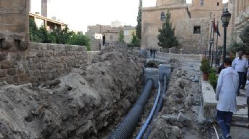Mardin Birinci Cadde Ilk Etabında Son Aşamaya Gelindi