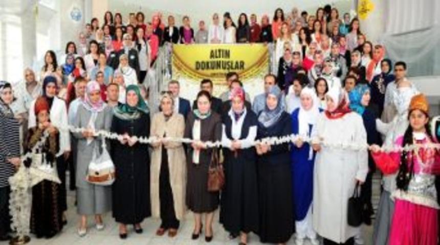 Konya&rsquo;da Altın Dokunuşlar Sergisi