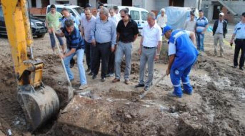 Yol &Ccedil;alışması Sırasında Tarihi Mezar Bulundu