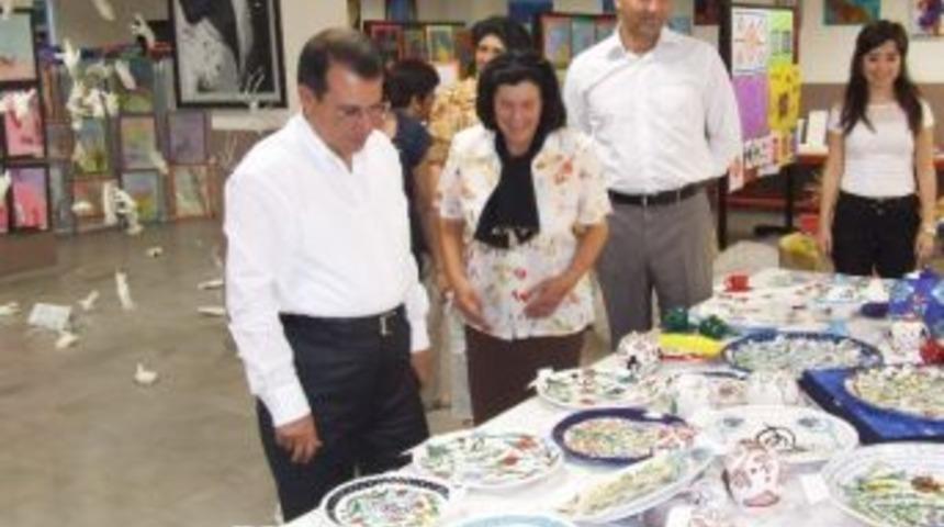 Ortacalı &Ouml;ğrencilerden Karma Sanat Sergisi