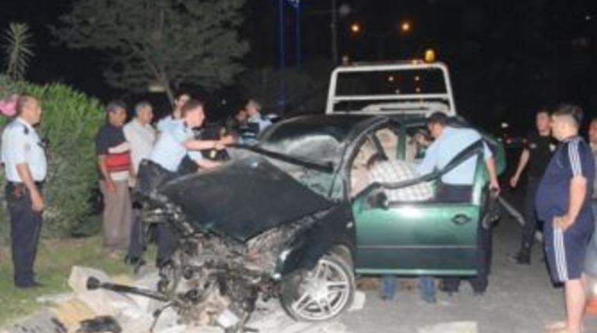 Mezitli&rsquo;de feci kaza