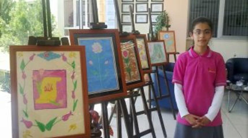 &Ouml;zel İrfan İlk&ouml;ğretim &Ouml;ğrencisi Kişisel Sergi A&ccedil;tı